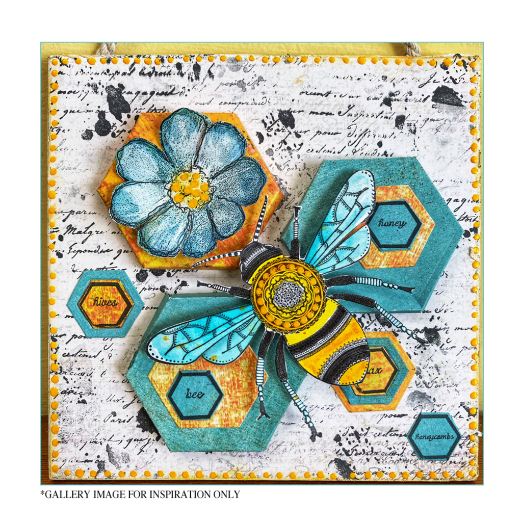 That's Crafty! - Melina Dahl - Clear Stamp Set - Grunge Bumble Bee –  Topflight Stamps, LLC