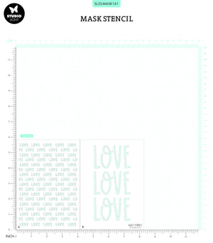 Studio Light - A5 - Sweet Stories - Stencil/Mask - Love