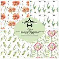 Paper Favourites - Paper Pad - 6 x 6 - Poppy