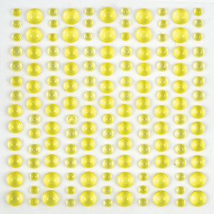 Craft Consortium - Adhesive Dew Drops - Yellow