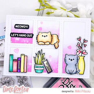 Time For Tea - Clear Stamp Set - Purrfect Day