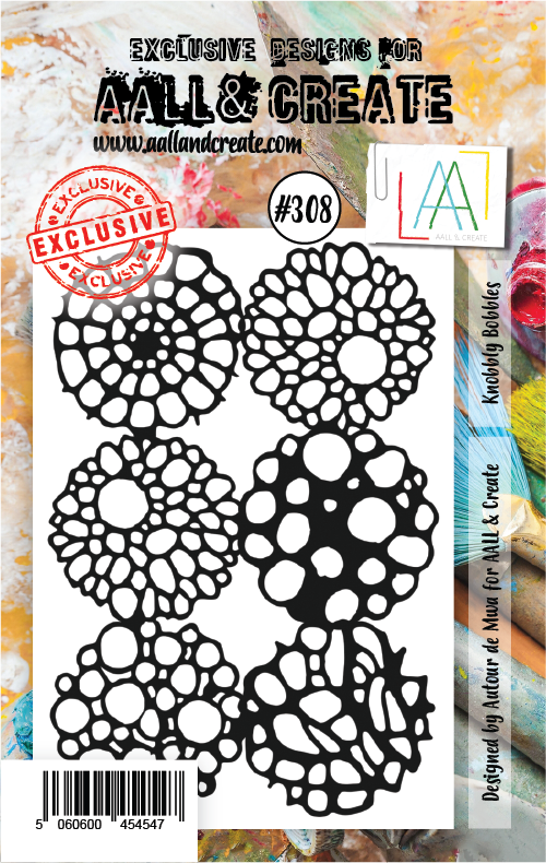 AALL & Create - A7 - Clear Stamps - 308 - Autour de Mwa - Knobby Bobbles (discontinued)