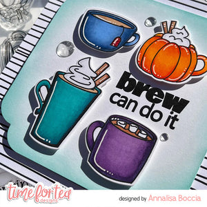 Time For Tea - Clear Stamp Set - The Perfect Blend
