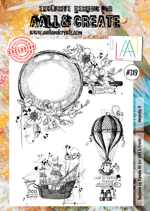 AALL & Create - A4 - Clear Stamps - 319 - A4 - Magnify It