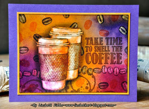 Darkroom Door - Rubber Stamp Set - Coffee Time