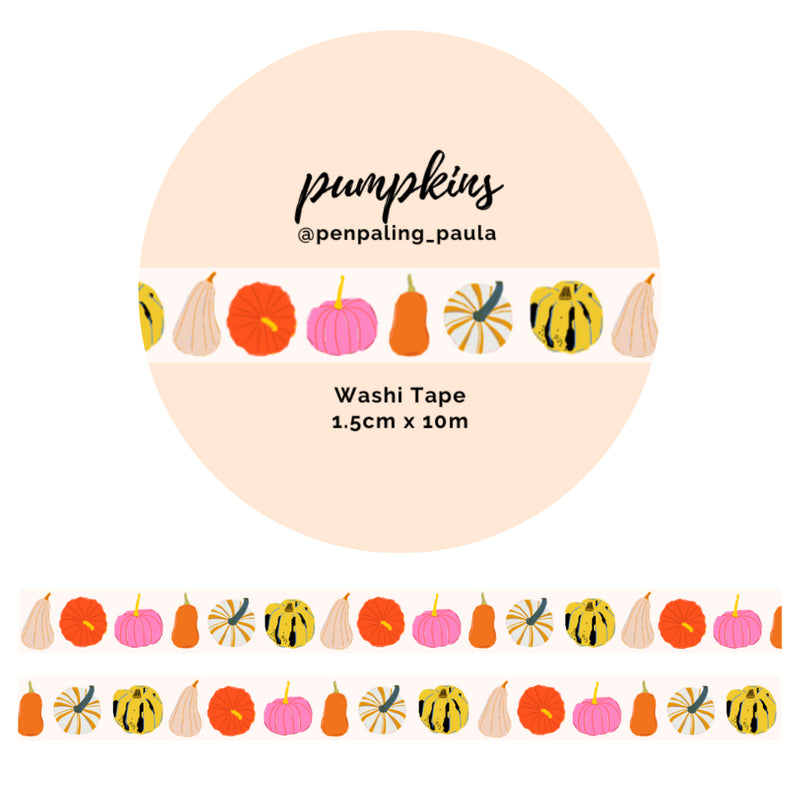 Penpaling Paula - Washi Tape - Pumpkins