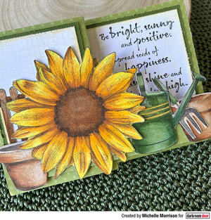 Darkroom Door - Rubber Stamp Set - Sunflowers