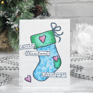 Creative Expressions - A6 - Clear Stamp Set - Sam Poole - Sweet Stocking