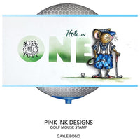 Pink Ink Designs - Clear Photopolymer Stamps - A7 - Golf Mouse