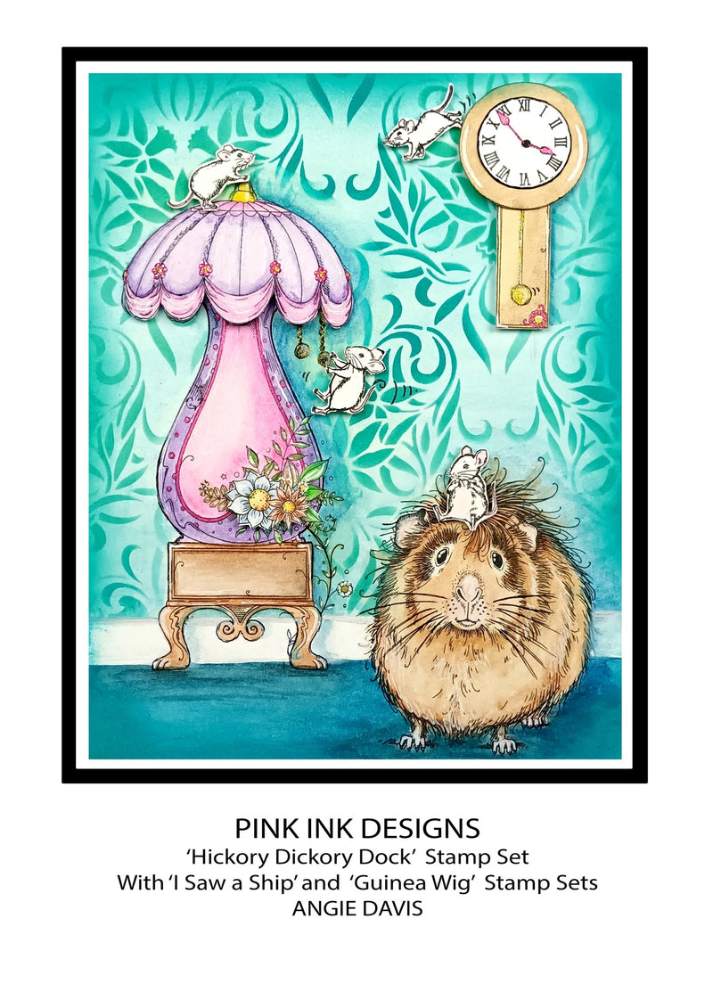 Pink Ink Designs - Clear Photopolymer Stamps - Hickory Dickory Dock