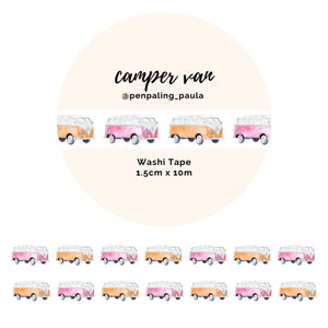 Penpaling Paula - Washi Tape - Camper Van