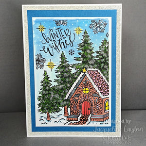 Creative Expressions - A6 - Clear Stamp Set - Designer Boutique - Gingerbread Cottage