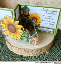 Darkroom Door - Rubber Stamp Set - Sunflowers