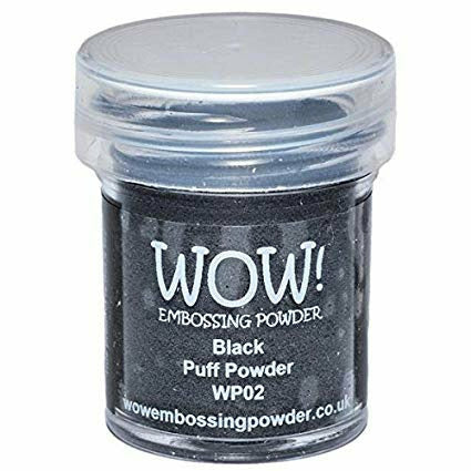 WOW! Embossing Powder - Black Puff