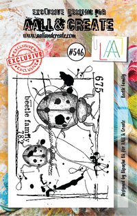 AALL & Create - A7 - Clear Stamps - 546 - Bipasha Bk - Beetle Family