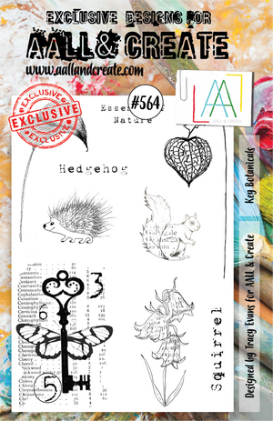 AALL & Create - A5 - Clear Stamps - 564 - Key Dandelions - Tracy Evans