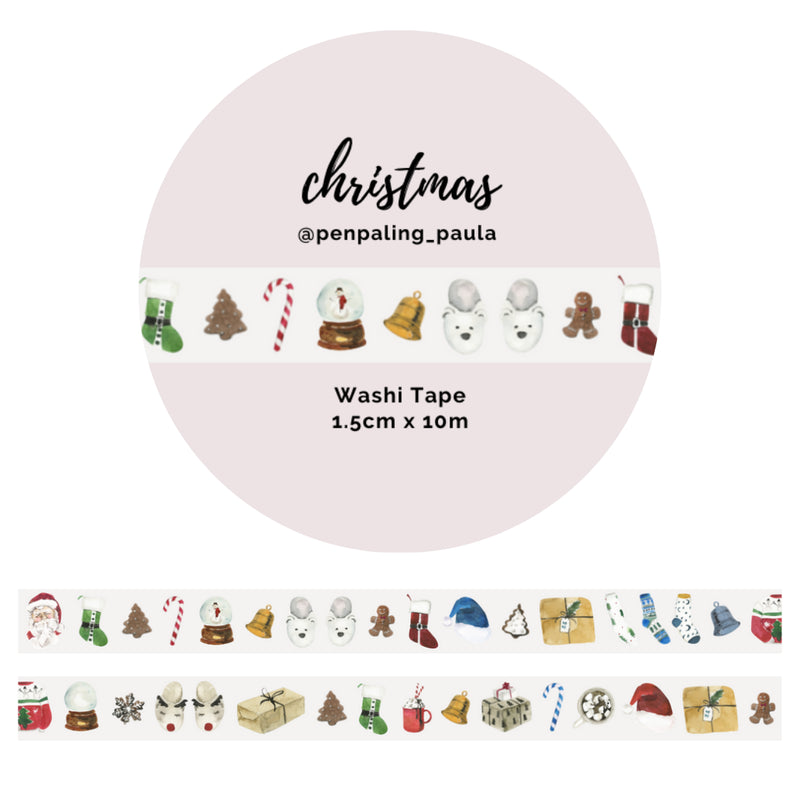 Penpaling Paula - Washi Tape - Christmas