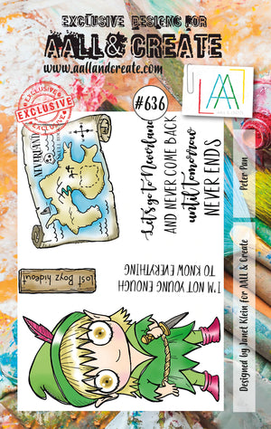 AALL & Create - A7 - Clear Stamps - 636 - Janet Klein - Peter Pan