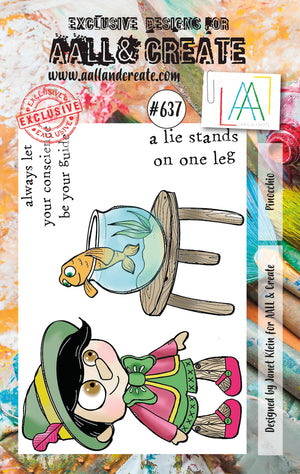 AALL & Create - A7 - Clear Stamps - 637 - Janet Klein - Pinocchio
