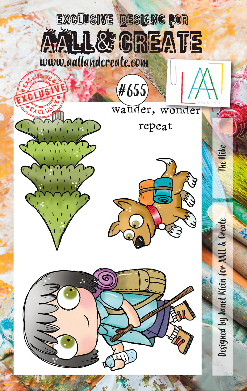 AALL & Create - A7 - Clear Stamps - 655 - Janet Klein - The Hike