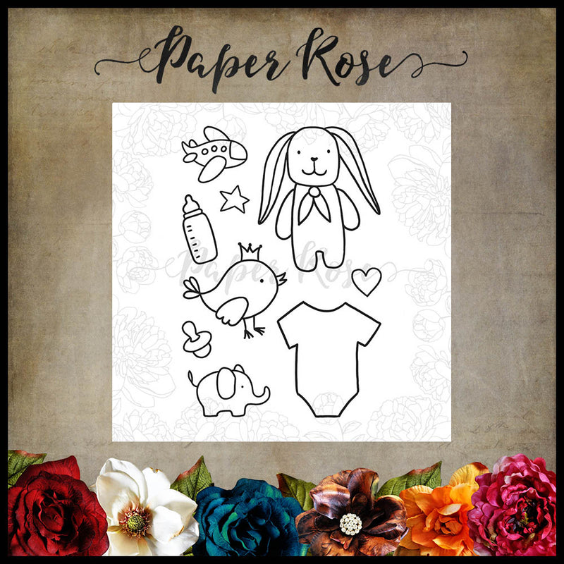 Paper Rose - Baby Doodles - Clear Stamp Set