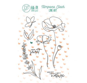 Ha-Pi Little Fox - Clear Stamp Set - A6 - Secret Garden