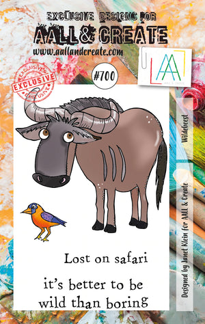 AALL & Create - A7 - Clear Stamps - 700 - Janet Klein - Wildebeest