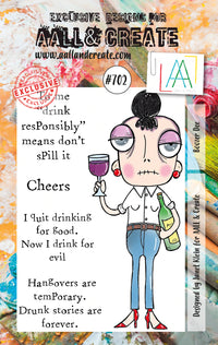 AALL & Create - A7 - Clear Stamps - 702 - Janet Klein - Boozer Dee