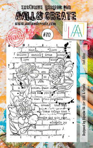 AALL & Create - A7 - Clear Stamps - 712 - Bipasha Bk - Feel Alive