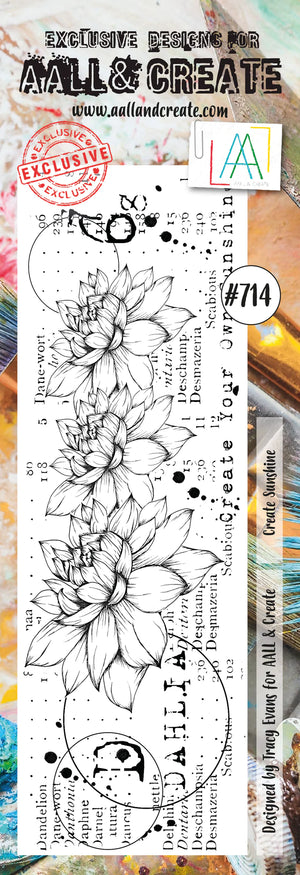 AALL & Create - Clear Border Stamp - #714 - Tracy Evans - Create Sunshine
