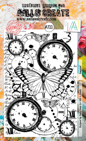 AALL & Create - A6 - Clear Stamps - 733 - Tracy Evans - Temporal