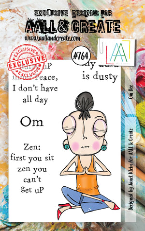 AALL & Create - A7 - Clear Stamps - 764- Janet Klein - Om Dee