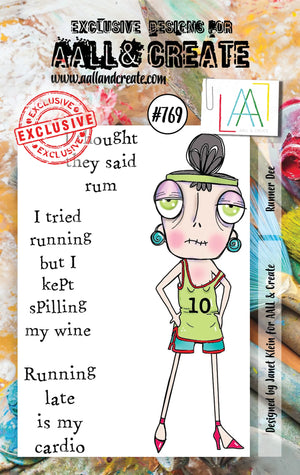 AALL & Create - A7 - Clear Stamps - 769 - Janet Klein - Runner Dee