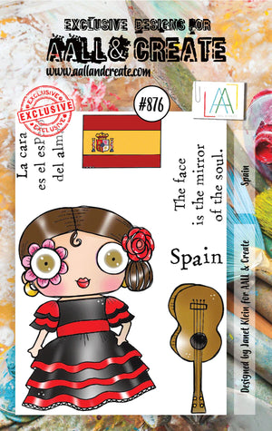 AALL & Create - A7 - Clear Stamps - 876 - Janet Klein - Spain