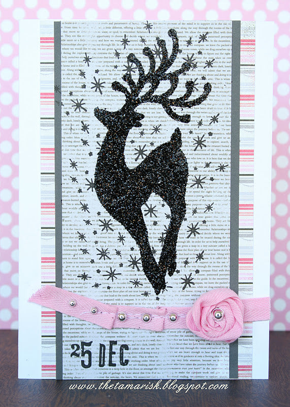 Darkroom Door - Rubber Stamp Set - Christmas Reindeer
