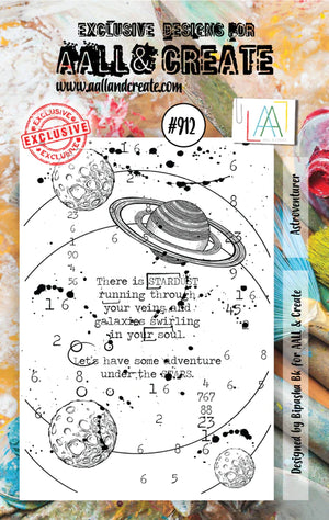AALL & Create - A7 - Clear Stamps - 912 - Bipasha Bk - Astroventurer
