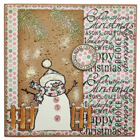 Hobby Art Stamps - Clear Polymer Stamp Set - Winter Wishes