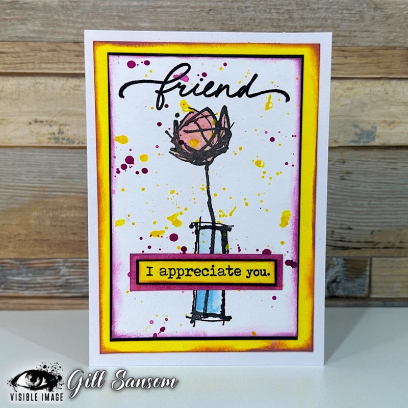 Visible Image - Clear Polymer Stamp Set - A Friend Like You