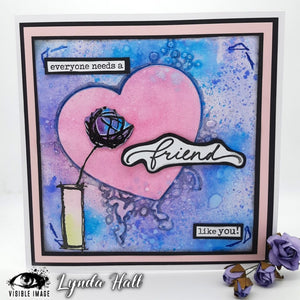 Visible Image - Clear Polymer Stamp Set - A Friend Like You