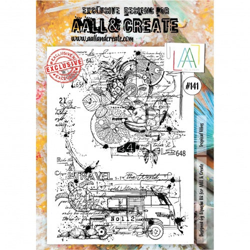 AALL & Create - A4 - Clear Stamps - 141 - Tropical Vibes