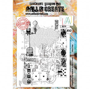 AALL & Create - A4 - Clear Stamps - 142 - Edison Game