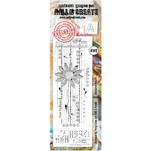 AALL & Create - Clear Border Stamp - #149 - Checkered Nature