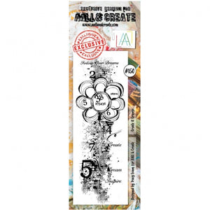 AALL & Create - Clear Border Stamp - #150 - Create It Grunge