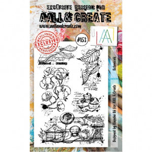 AALL & Create - A6 - Clear Stamps - 153 - Botanicals (discontinued)