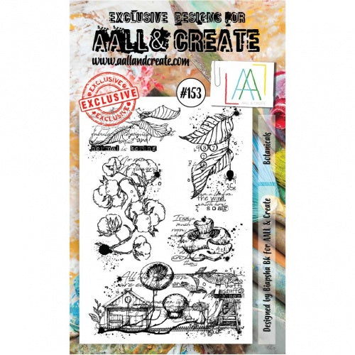 AALL & Create - A6 - Clear Stamps - 153 - Botanicals (discontinued)