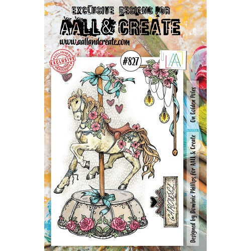 AALL & Create - A5 - Clear Stamps - 827 - Dominic Phillips - On Golden Poles