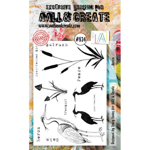 AALL & Create - A6 - Clear Stamps - 834 - Tracy Evans - Heron