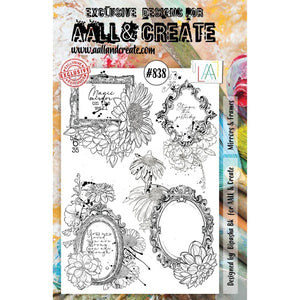 AALL & Create - A5 - Clear Stamps - 838 - Bipasha BK - Mirrors & Frames