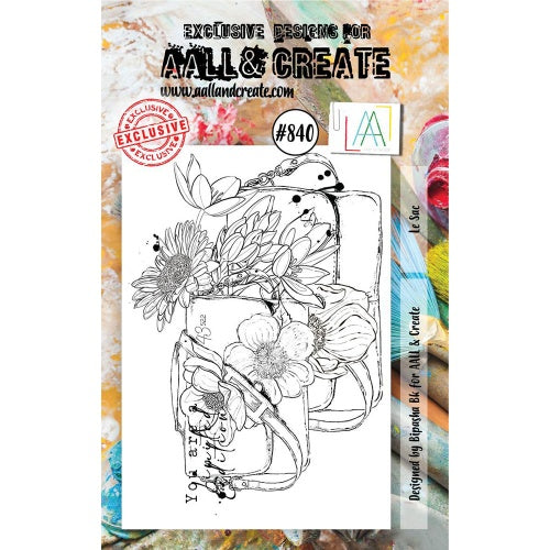 AALL & Create - A7 - Clear Stamps - 840 - Bipasha Bk - Le Sac