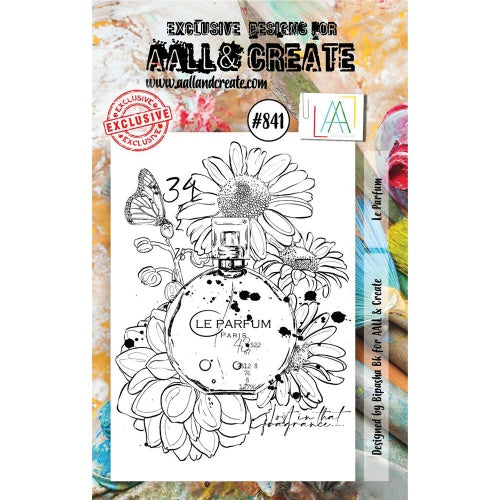 AALL & Create - A7 - Clear Stamps - 841 - Bipasha Bk - Le Parfum